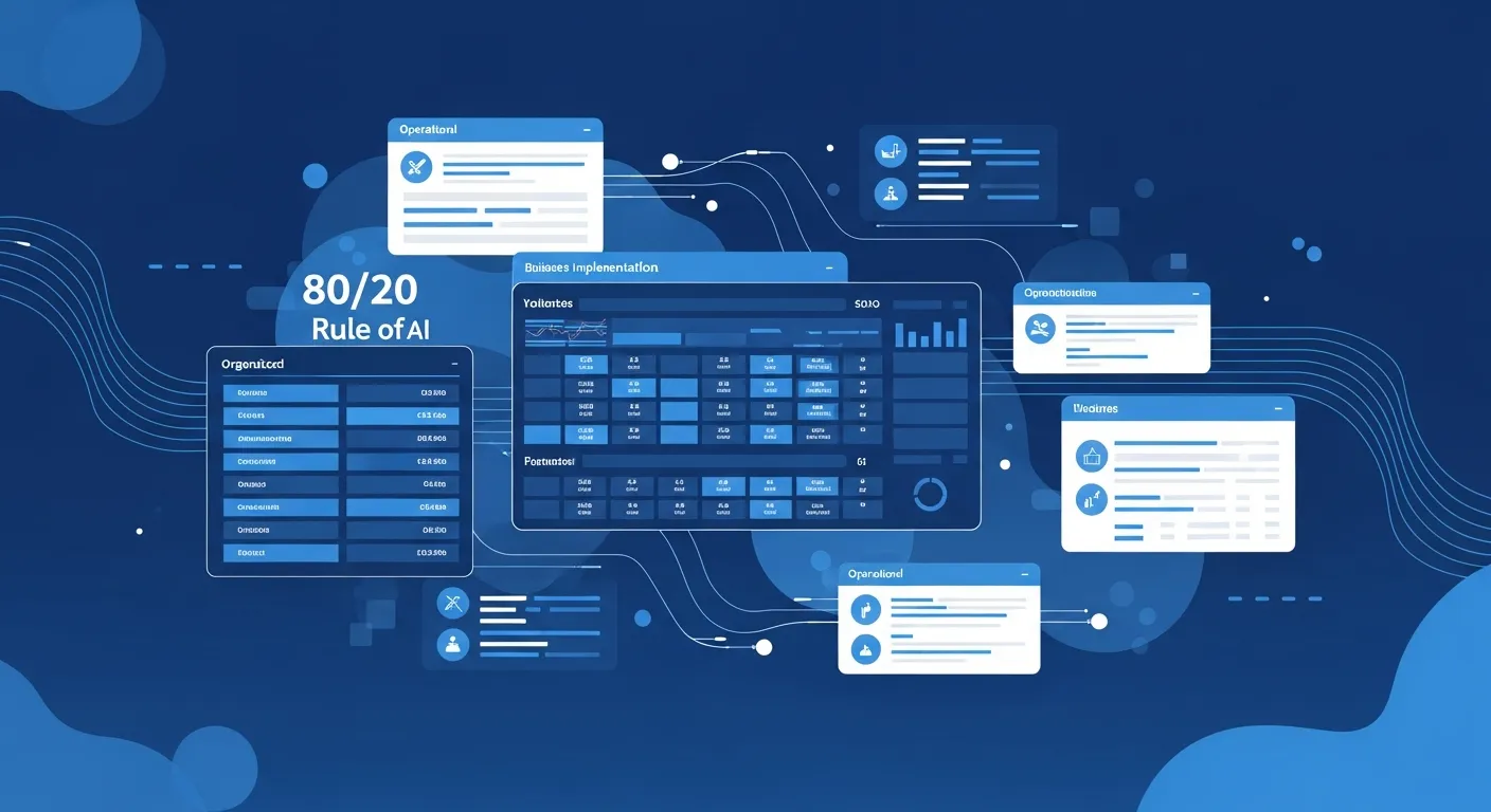 The 80/20 Rule of AI Implementation: Why Technology Is Only 20% of the Job