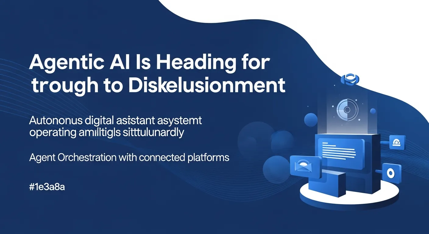 Agentic AI Is Heading for the Trough of Disillusionment