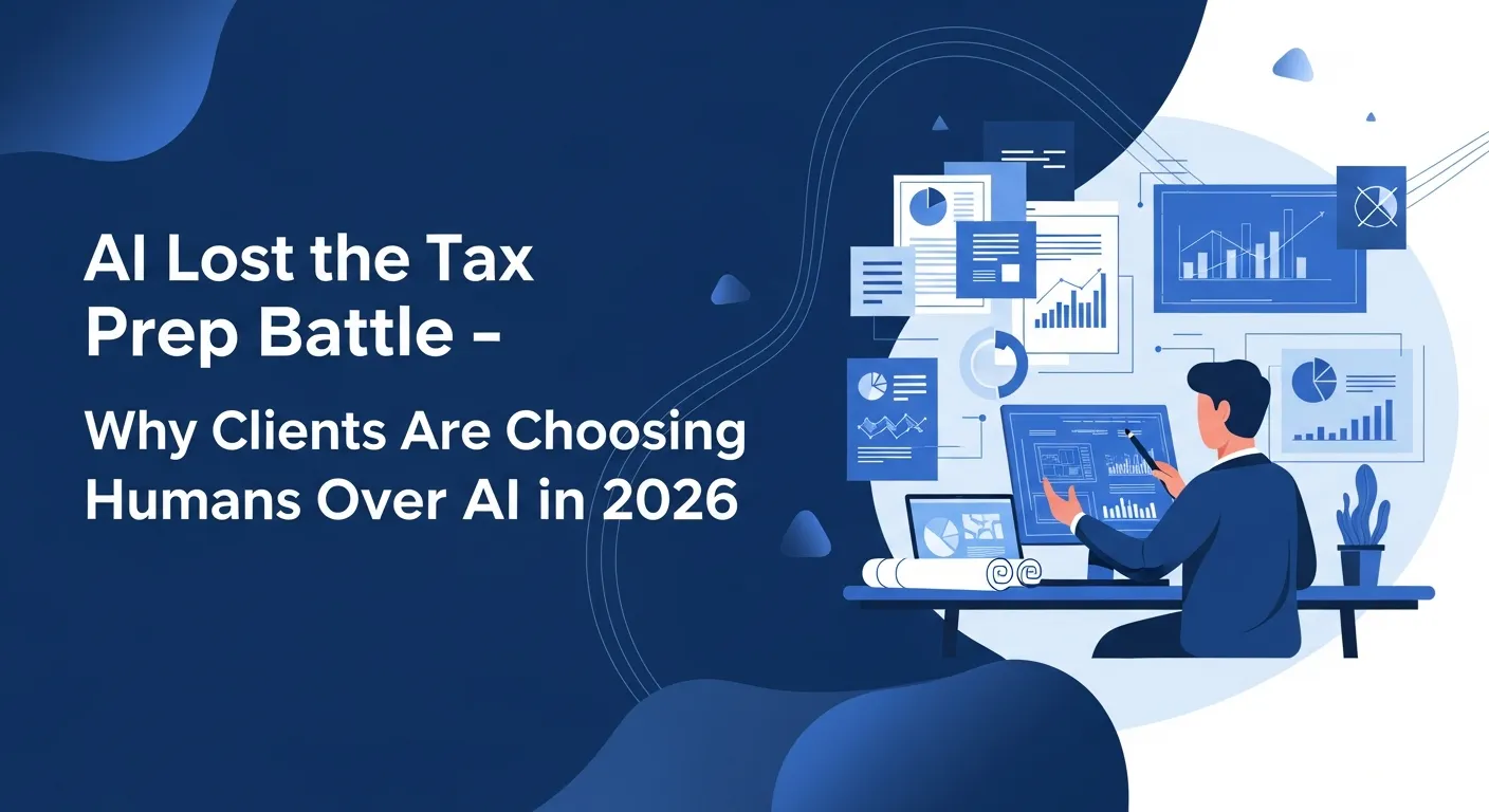 AI Lost the Tax Prep Battle, Why Clients Are Choosing Humans Over AI in 2026